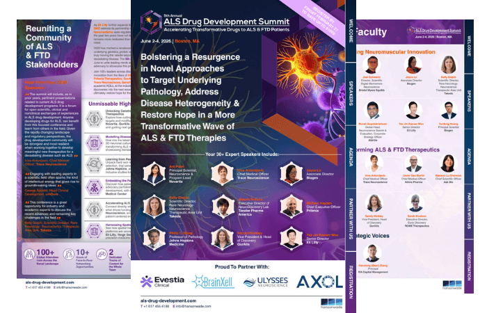 5th ALS Drug Development Summit Brochure Cover Image